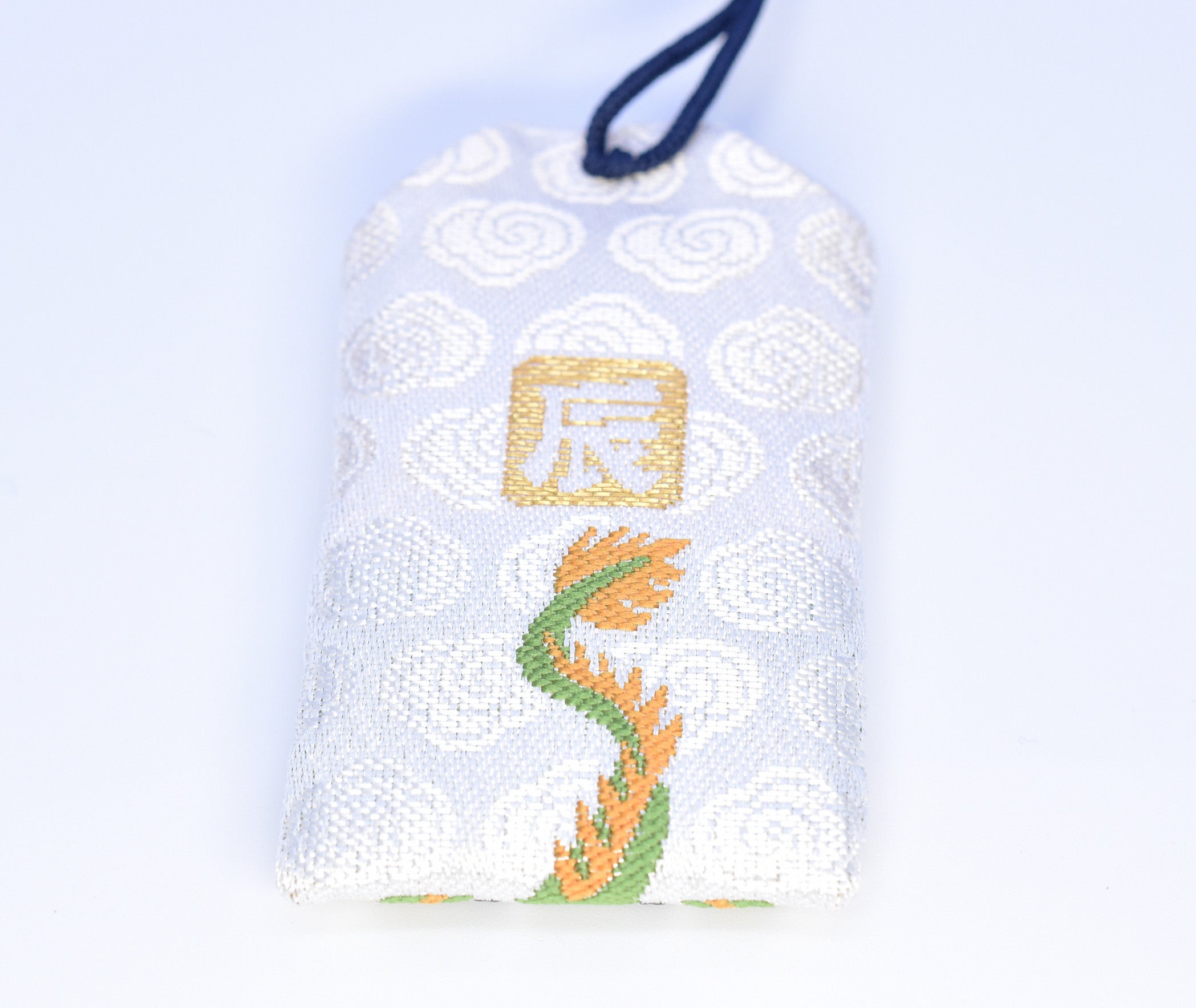 Japanese OMAMORI AMULET CHARM for (Dragon Zodiac Standard Protection) white Narita san Japan