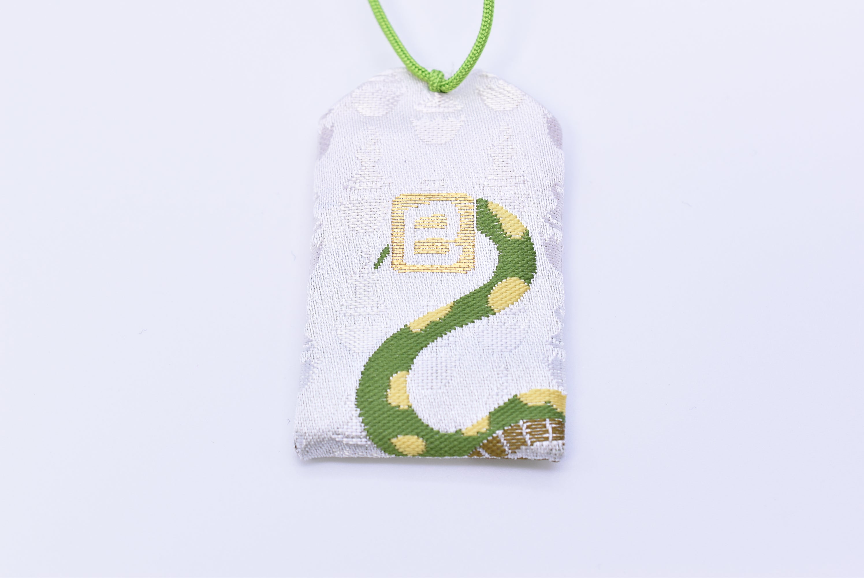 Japanese OMAMORI AMULET CHARM for (Snake Zodiac Standard Protection) white Narita san Japan