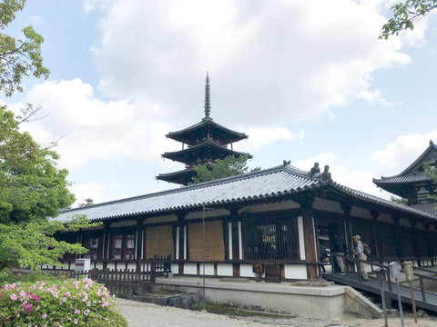 Japanese OMAMORI AMULET CHARM for "Healthy" from Horyuji Temple Nara Japan World Heritage oldest wooden building in the world - Omamori Charm Heritage Japan
