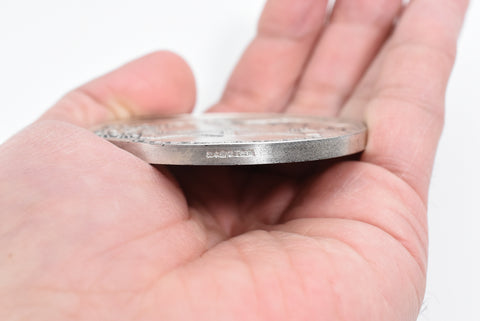 Vintage Japanese 50th anniversary of Marriage Showa emperor and Empress in 1974 silver medal