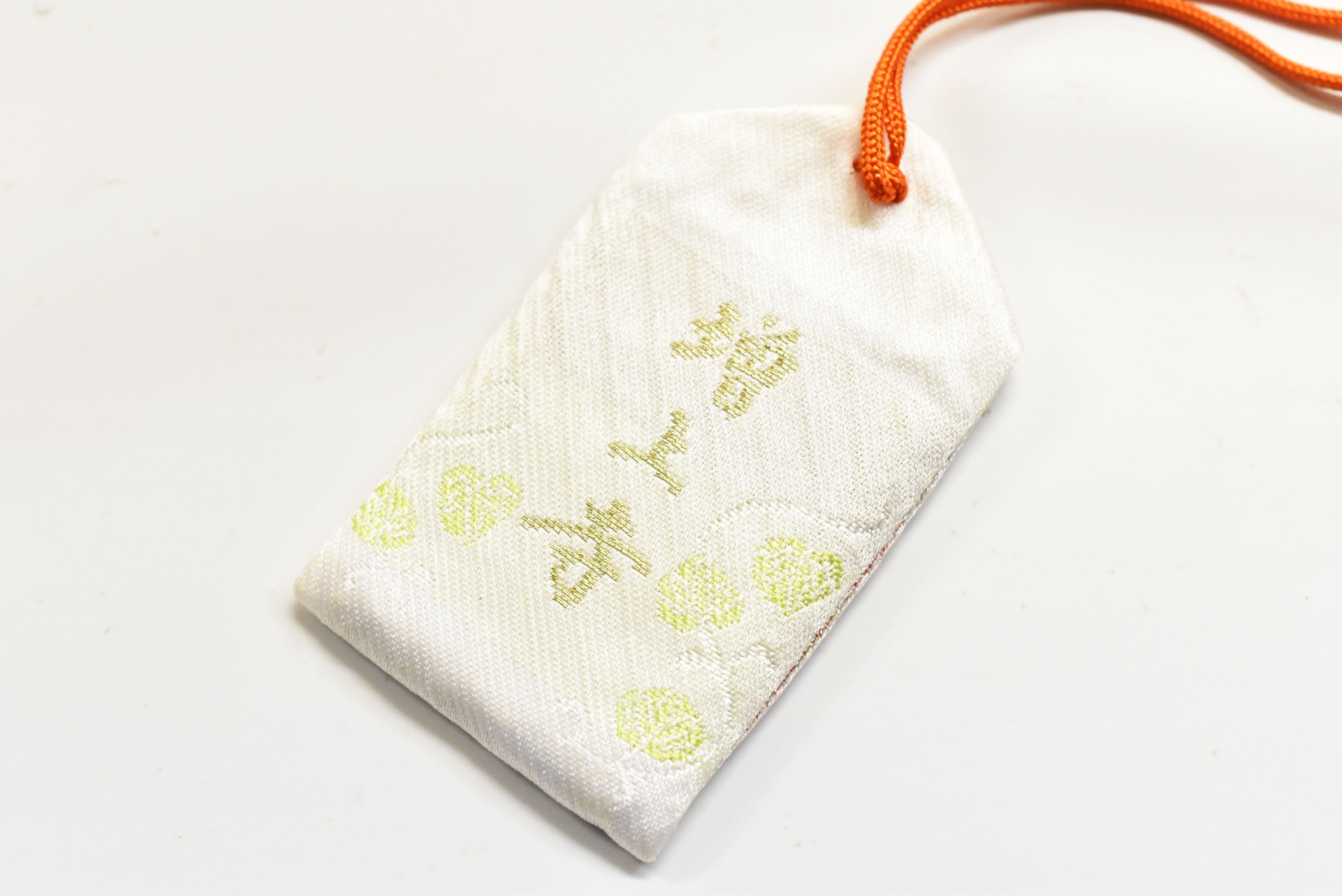 Safe Birth Omamori - Japanese Charm (White) from Zojoji Temple Tokyo Japan