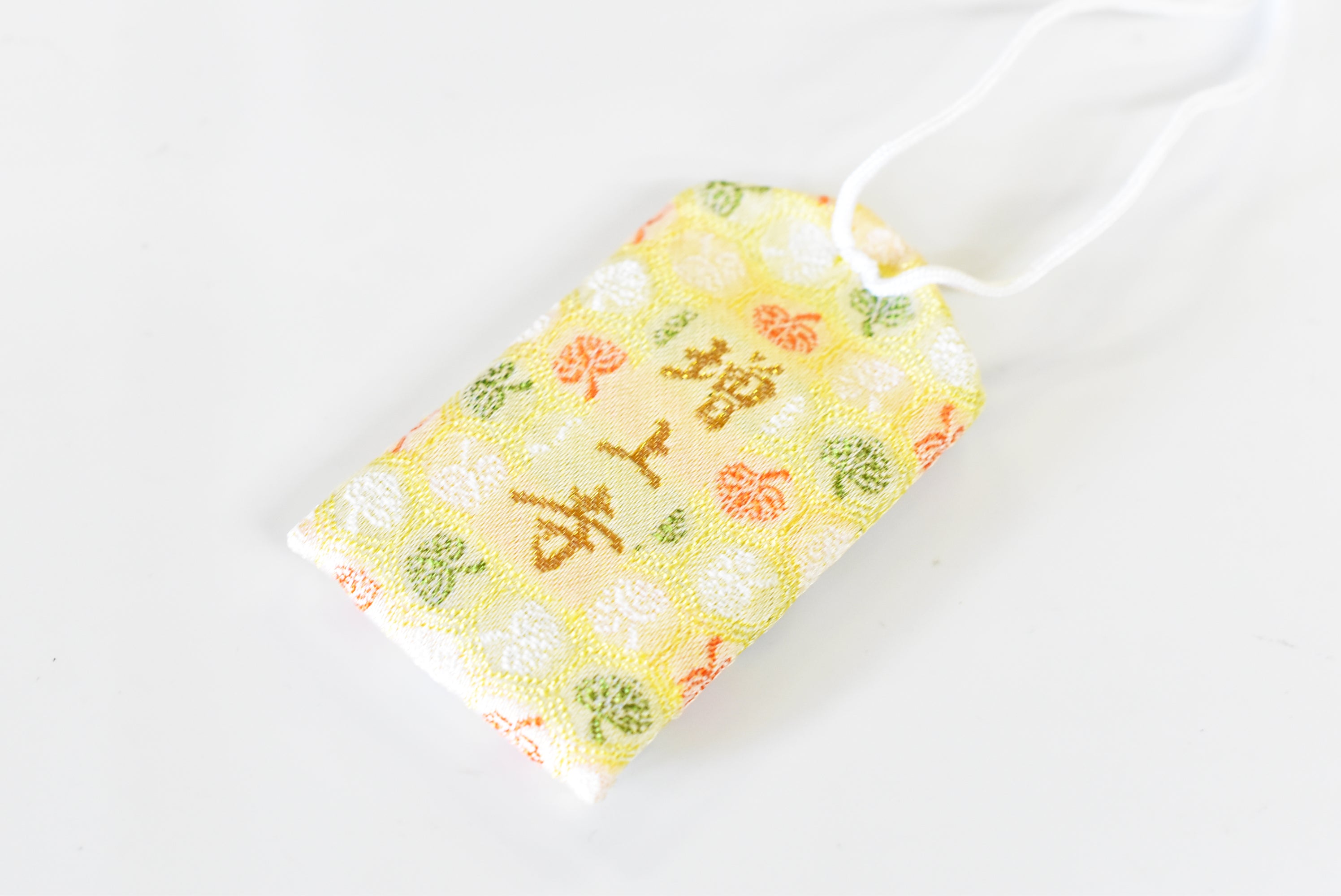 Anti-Evil Omamori - Japanese Charm (Yellow Gold) from Zojoji Temple Tokyo Japan