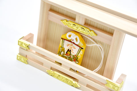 OMAMORI alter Kamidana miniature temple Japanese shrine design Omamori pray small kamidana - Omamori Charm Heritage Japan