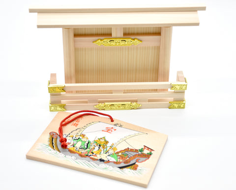 OMAMORI alter Kamidana miniature temple Japanese shrine design Omamori pray small kamidana - Omamori Charm Heritage Japan