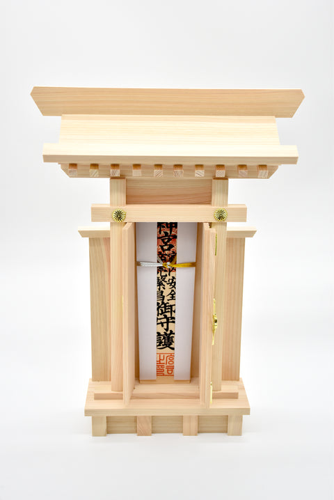 OMAMORI alter Kamidana temple Japanese shrine design Omamori Ofuda pray kamidana