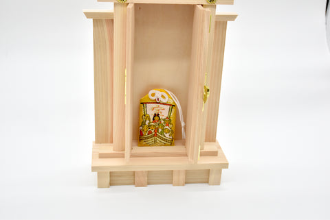 OMAMORI alter Kamidana temple Japanese shrine design Omamori Ofuda pray kamidana