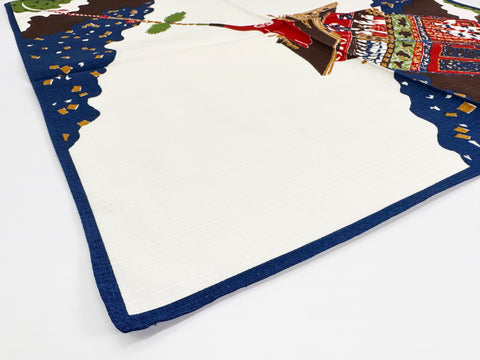 Kyoto Gion Matsuri Festival Blue Furoshiki panos de embrulho tradicionais japoneses feitos no Japão