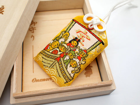 Japanese OMAMORI AMULET CHARM for "Good luck for money and business" from Enshu Sigisan from Japan - Omamori Charm Heritage Japan