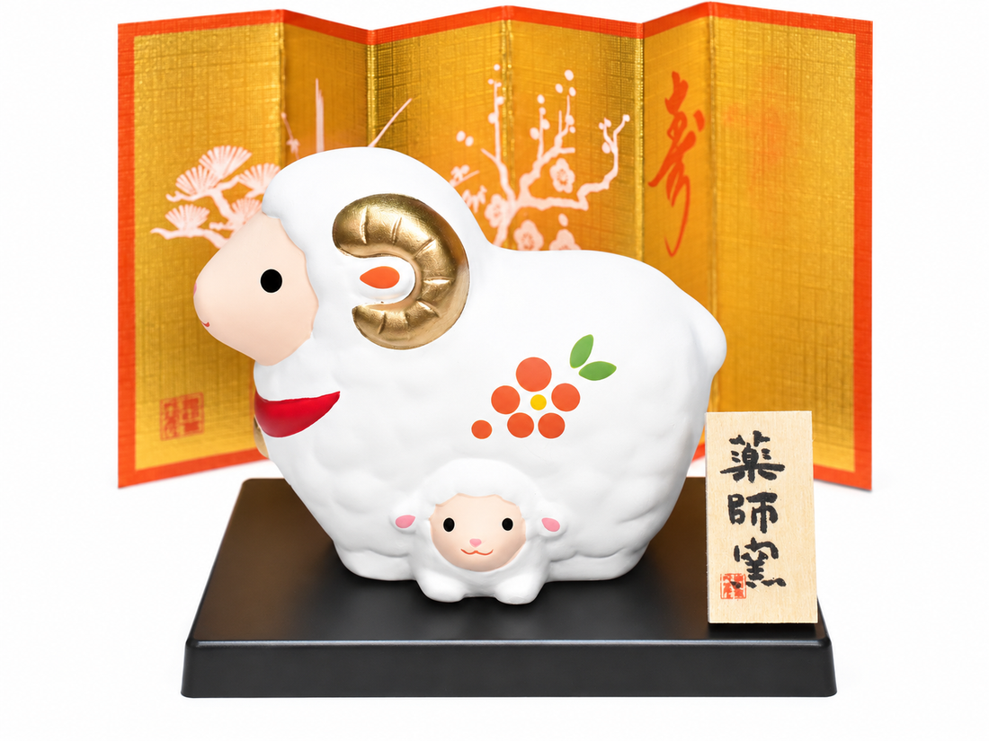 2027 Sheep Zodiac Figurine — Sheep &amp; Lamb (