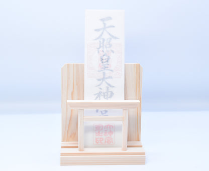 Ofuda Stand with Torii gate alter Japanese shrine design