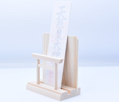 Ofuda Stand with Torii gate alter Japanese shrine design