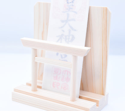 Ofuda Stand with Torii gate alter Japanese shrine design