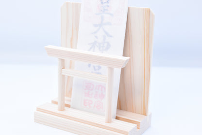 Ofuda Stand with Torii gate alter Japanese shrine design
