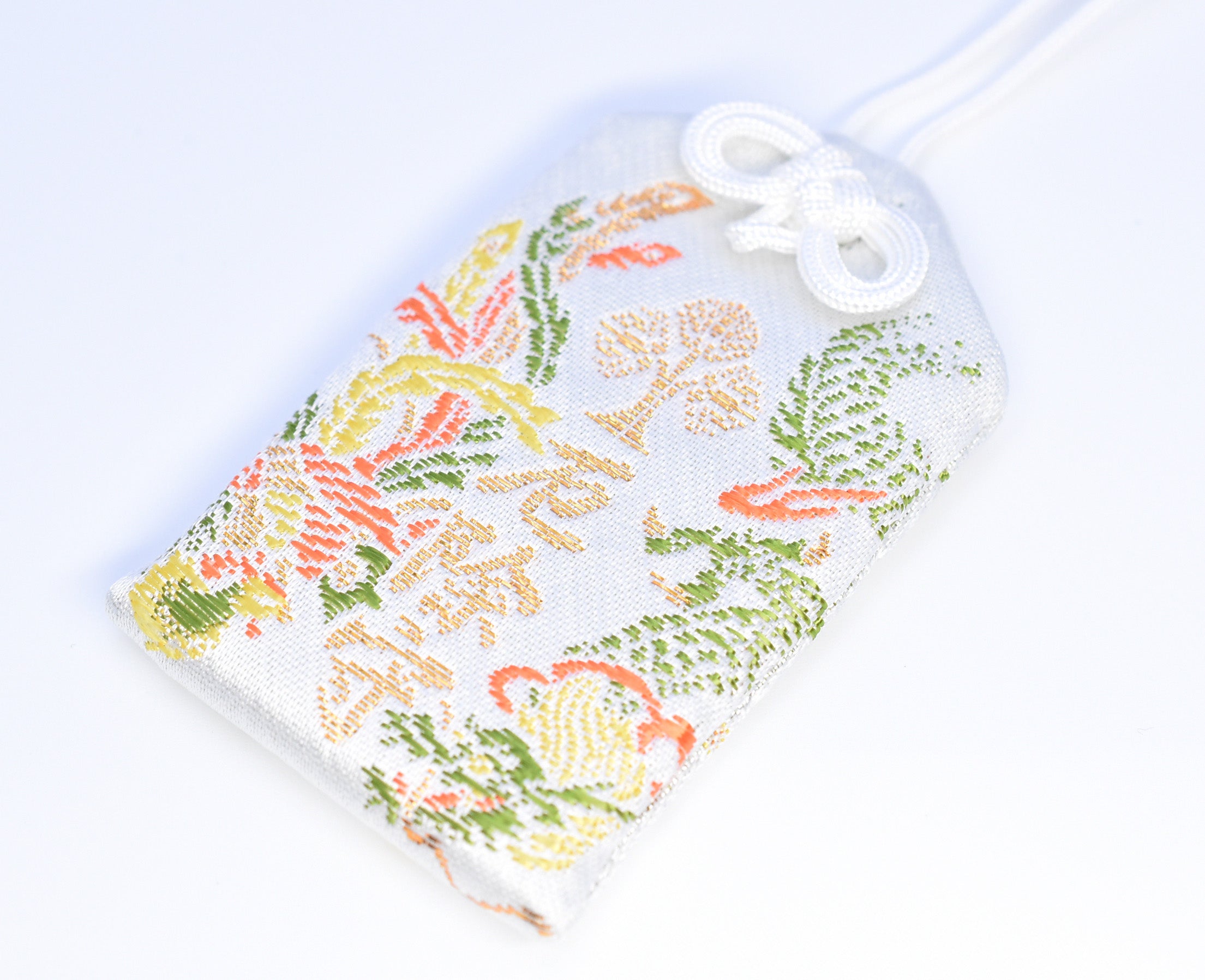 Japanese OMAMORI AMULET CHARM for (Anti-Evil Dragon) white Zenkoji Japan