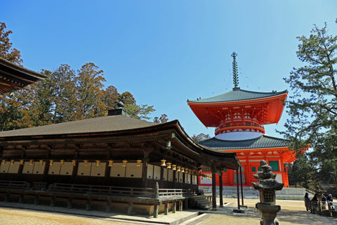 Japanese OMAMORI AMULET CHARM for "Longevity" from Koyasan Shrine Japan - Omamori Charm Heritage Japan