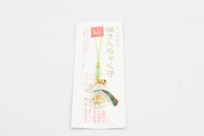 Pulseira japonesa OMAMORI AMULET CHARM "Múltipla finalidade" pulseira verde do Japão