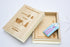 Japanese OMAMORI AMULET CHARM for "Study Improvement/School Trip Safety"Blue from Enshu Sigisan - Omamori Charm Heritage Japan