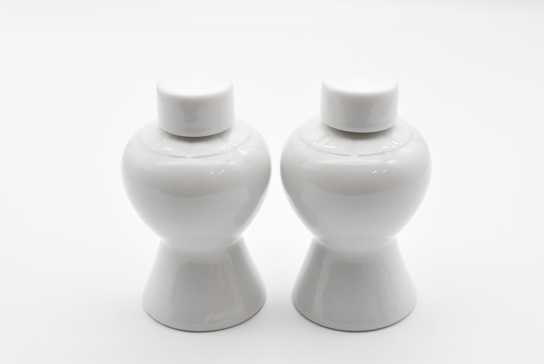 Sake Pot for Kamidana Alter Ceramic 2pcs set H12.5cm