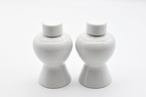 Sake Pot per Kamidana Alter Set da 2 pezzi in ceramica H12,5 cm