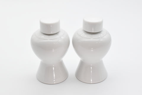 Sake Pot per Kamidana Alter Set da 2 pezzi in ceramica H12,5 cm