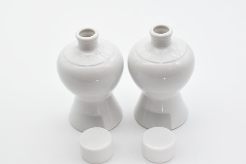 Sake Pot for Kamidana Alter Ceramic 2pcs set H12.5cm