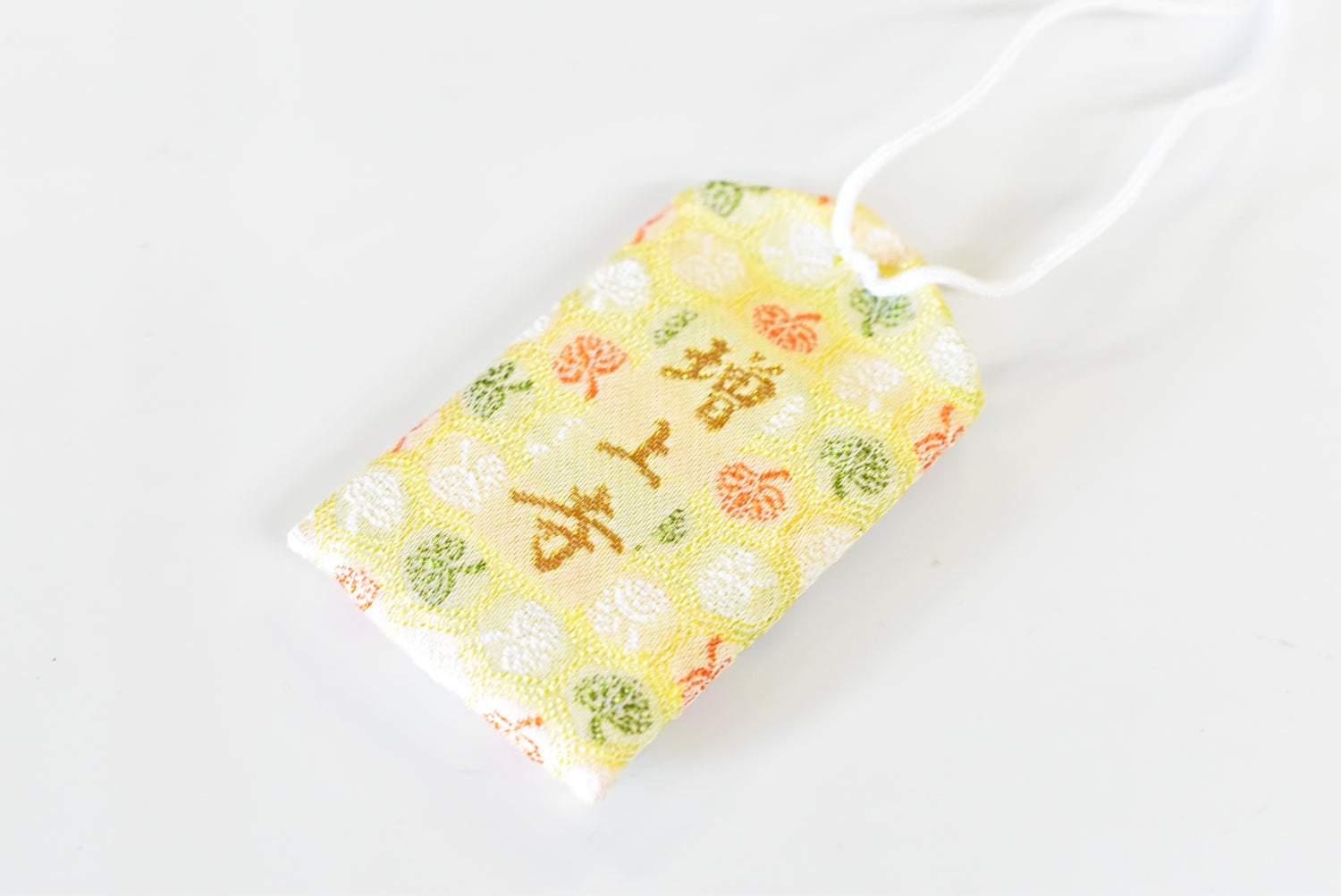 Anti-Evil Omamori - Japanese Charm (Yellow Gold) from Zojoji Temple Tokyo Japan