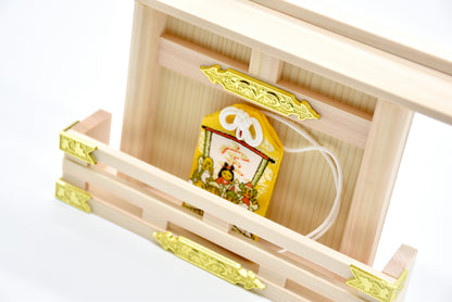 OMAMORI alter Kamidana miniature temple Japanese shrine design Omamori pray small kamidana - Omamori Charm Heritage Japan