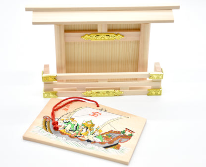 OMAMORI alter Kamidana miniature temple Japanese shrine design Omamori pray small kamidana - Omamori Charm Heritage Japan