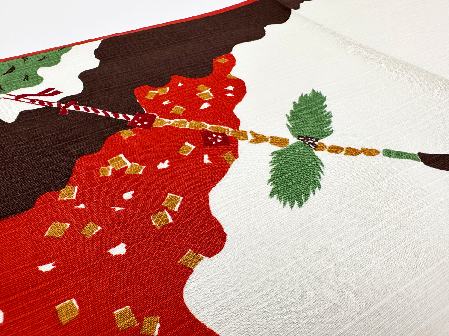 Kyoto Gion Matsuri Festival Red Furoshiki traditional Japanese wrapping cloths made in Japan
