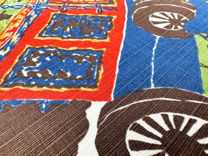 Kyoto Gion Matsuri Festival Blue Furoshiki traditional Japanese wrapping cloths made in Japan
