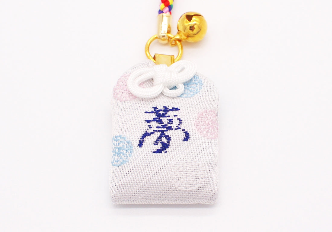 Japanese OMAMORI AMULET CHARM "Wishing Dream Comes True" from Horyuji Temple Nara Japan World Heritage oldest wooden building in the world - Omamori Charm Heritage Japan